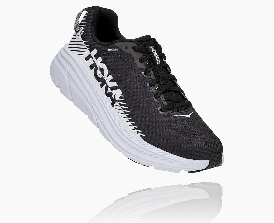 Hoka One One Tenisky Panske Čierne/Biele - Rincon 2 - 74125-RUBL